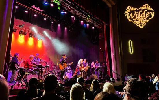 Rogers & Nienhaus performing at the Wildey Theatre for their 30th anniversary show